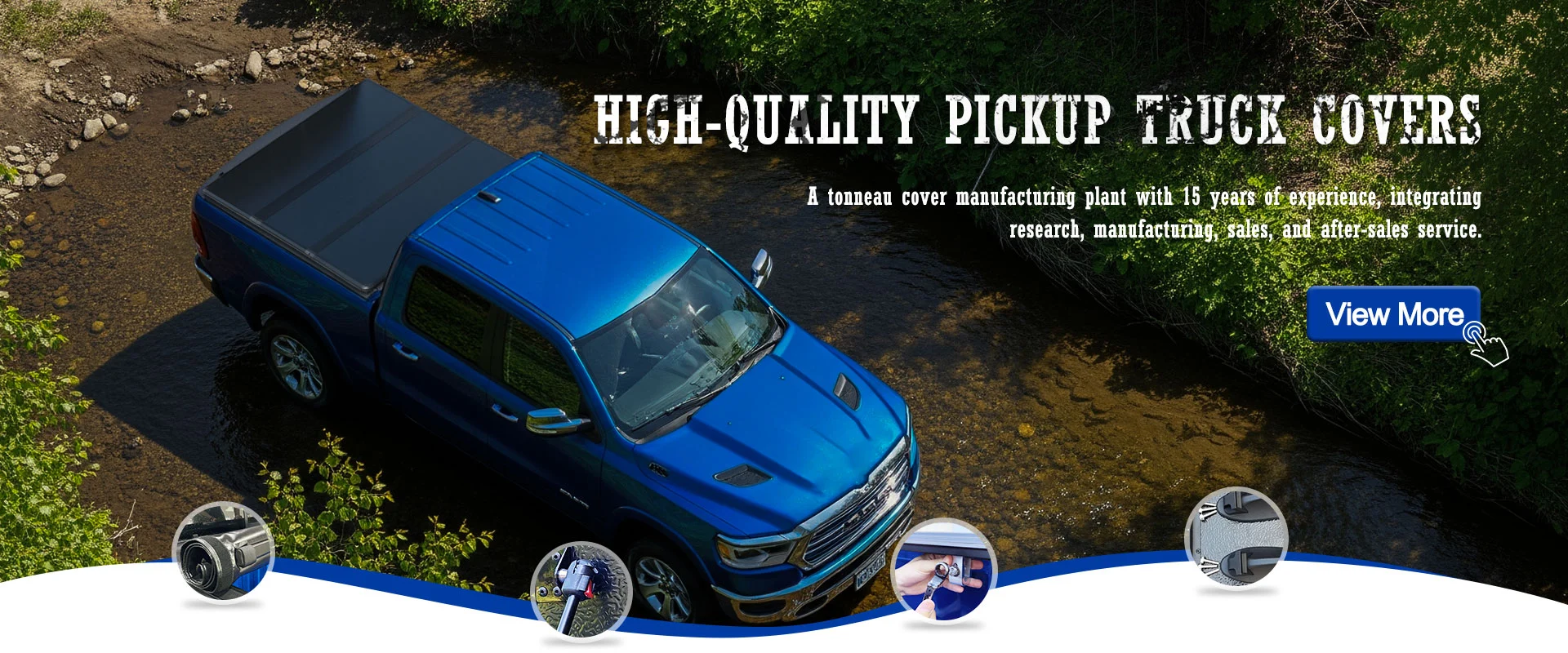 China Hard Aluminum Tonneau Cover ໂຮງງານ