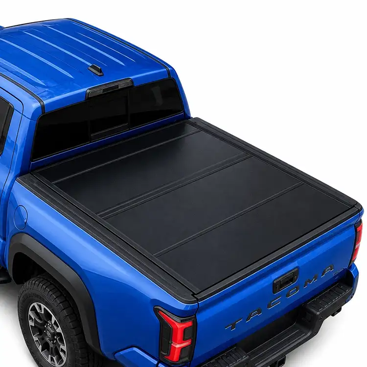 Low Profile Hard Quad-Fold Tonneau Cover ສໍາລັບ Toyota Tacoma