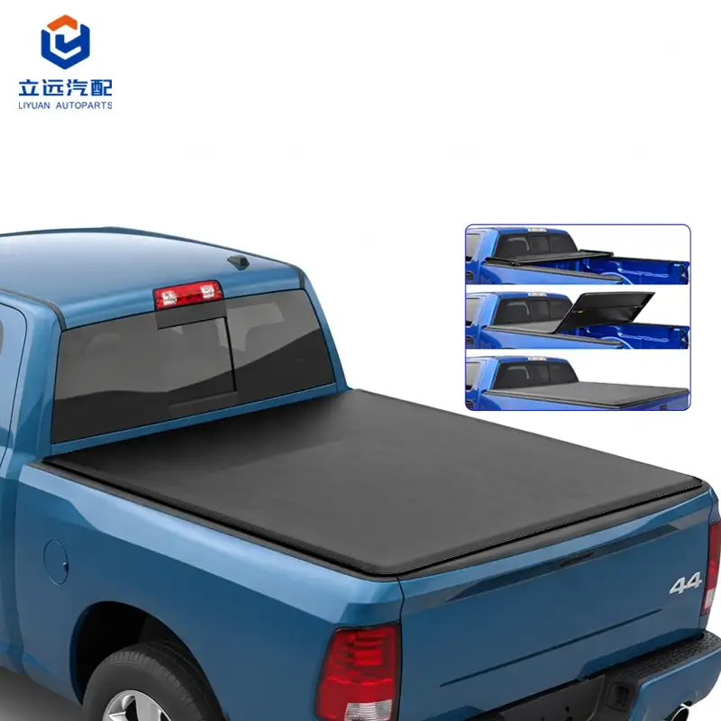 Soft Vinyl Tri-Fold Tonneau Cover ສໍາລັບ Dodge