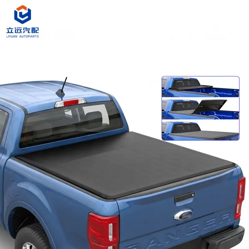 Soft Vinyl Tri-Fold Tonneau Cover ສໍາລັບ Ford Lincoln