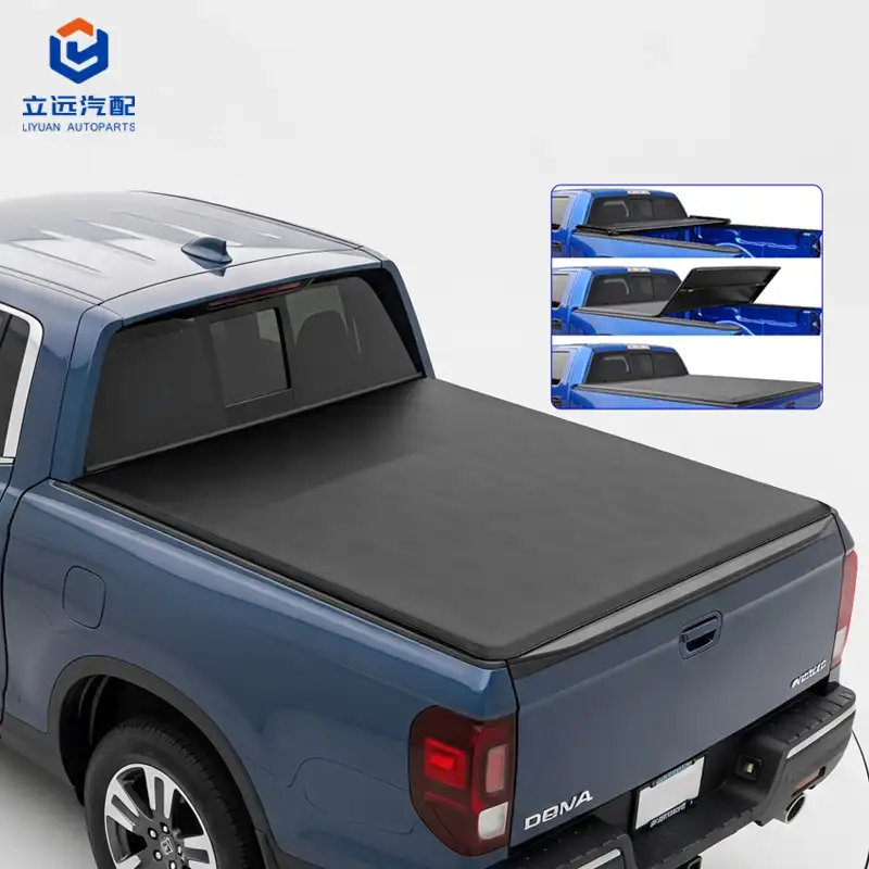 Soft Vinyl Tri-Fold Tonneau Cover ສໍາລັບ Honda Jeep